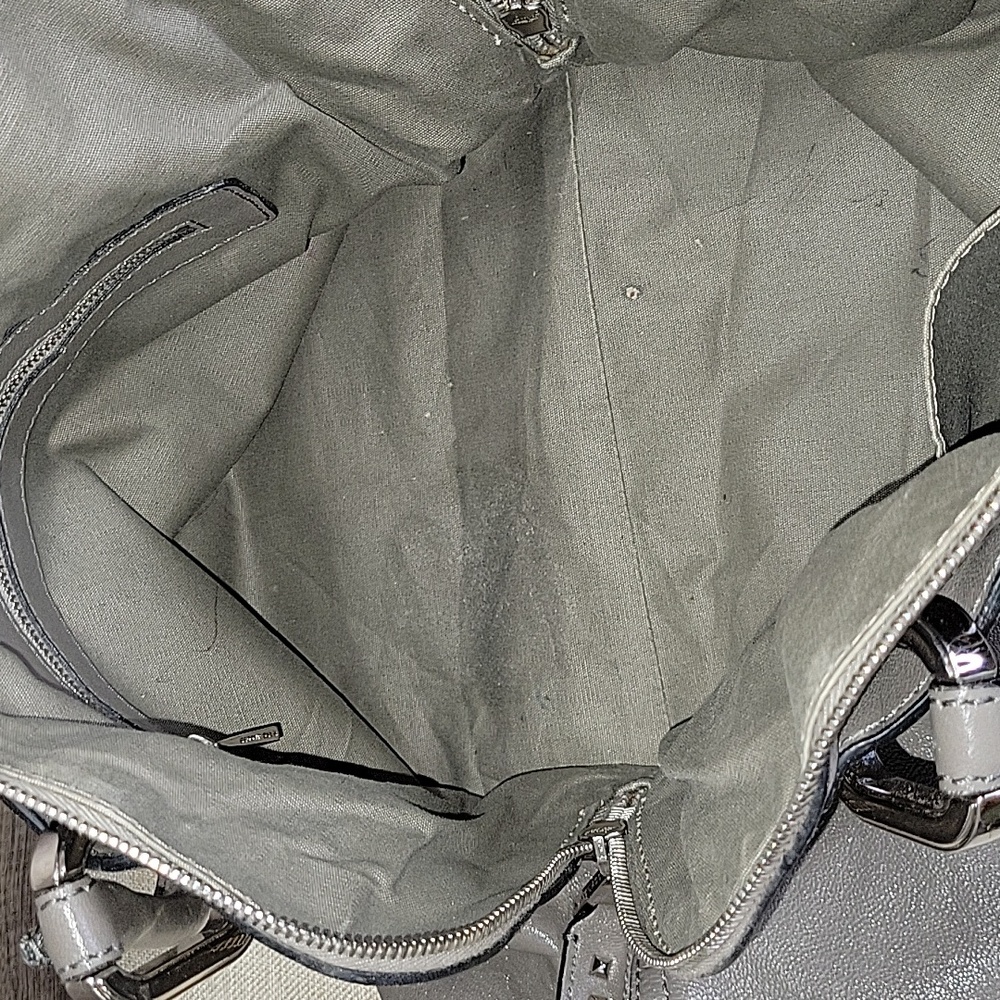 Marc Jacobs Gray Leather Satchel with Silver Hardware - Picture 12 of 15